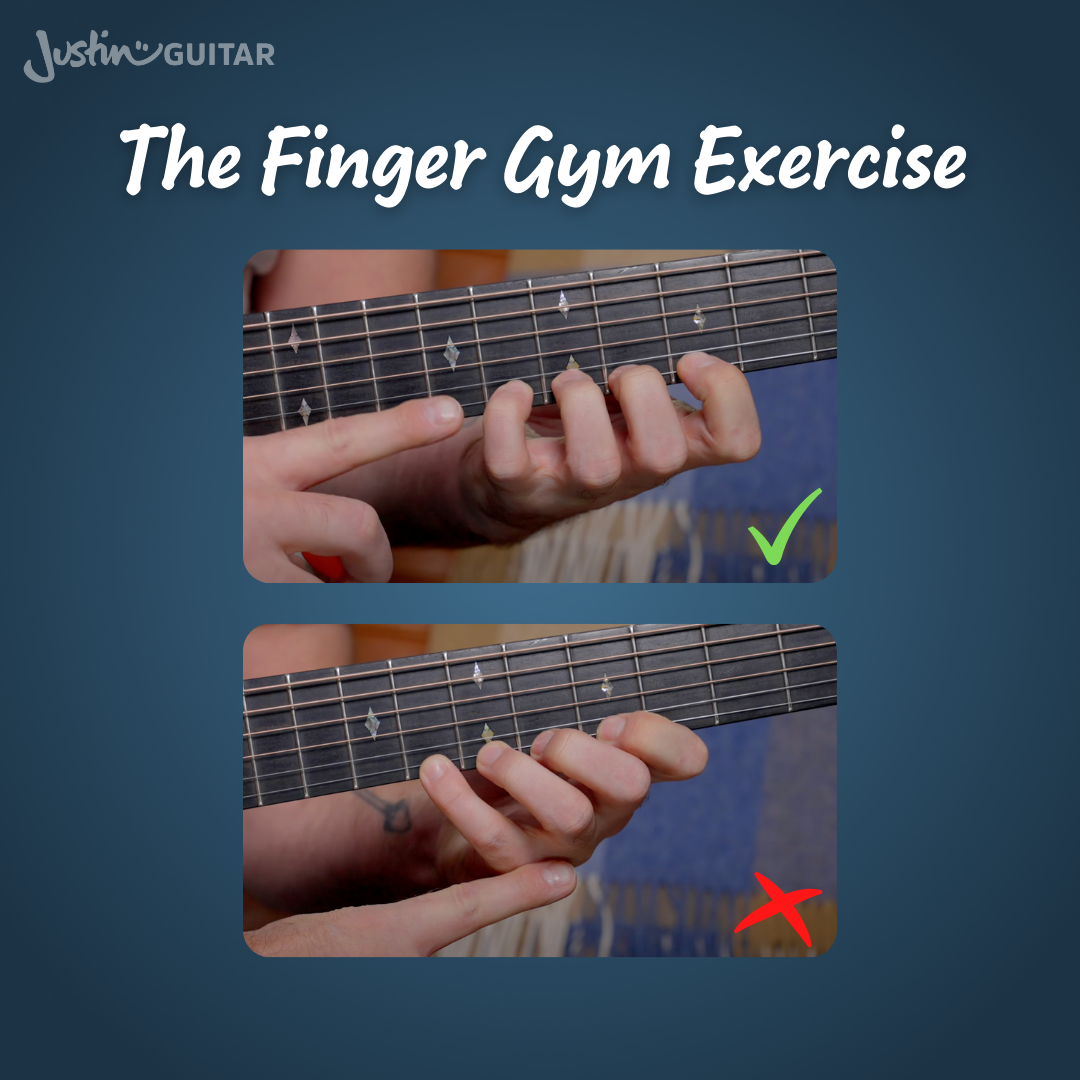 Play Better Guitar The Finger Gym Exercise JustinGuitar